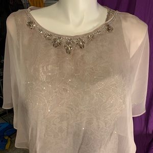 Woman’s mother of the bride dress, worn once